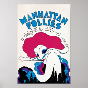 Manhattan Unedated Vintage Photos Old Aesthetic Poster