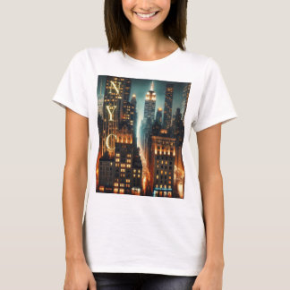 Manhattan Vibes T-Shirt – Djärv New York City-gata