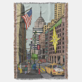 Manhattan Winter New York-julillustration Filt