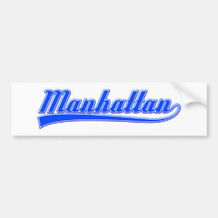 Manhattan with Swash Bildekal