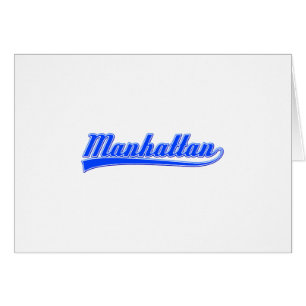 Manhattan with Swash Hälsningskort