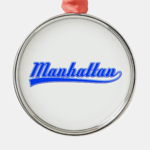 Manhattan with Swash Julgransprydnad Metall