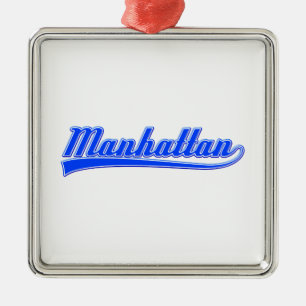 Manhattan with Swash Julgransprydnad Metall