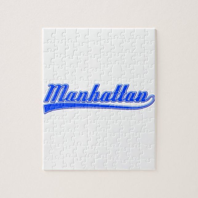 Manhattan with Swash Pussel (Vertikal)