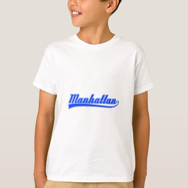 Manhattan with Swash Tee Shirt (Framsida)