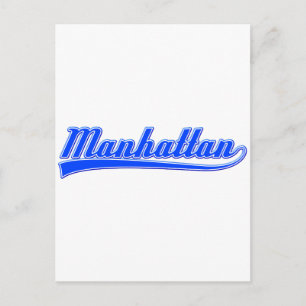 Manhattan with Swash Vykort