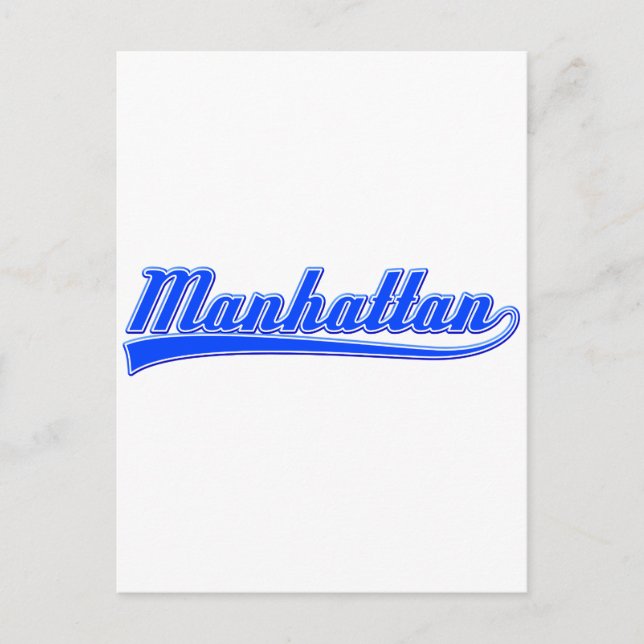 Manhattan with Swash Vykort (Framsida)