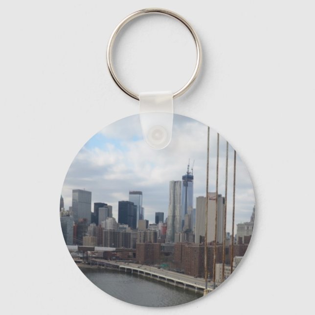 Manhattans skyline New York Nyckelring (Framsida)