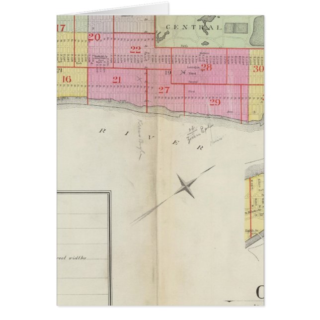 Manhatten, New York 12 Hälsningskort (Framsidan)