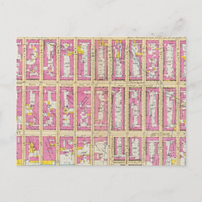 Manhatten, New York 12 Vykort (Framsida)