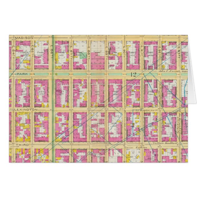 Manhatten, New York 17 Hälsningskort (Framsidan Horizontal)