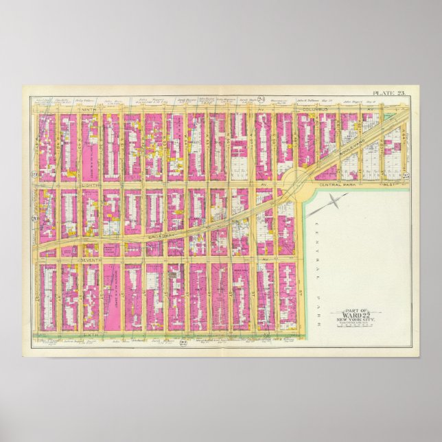 Manhatten, New York 18 Poster (Framsidan)