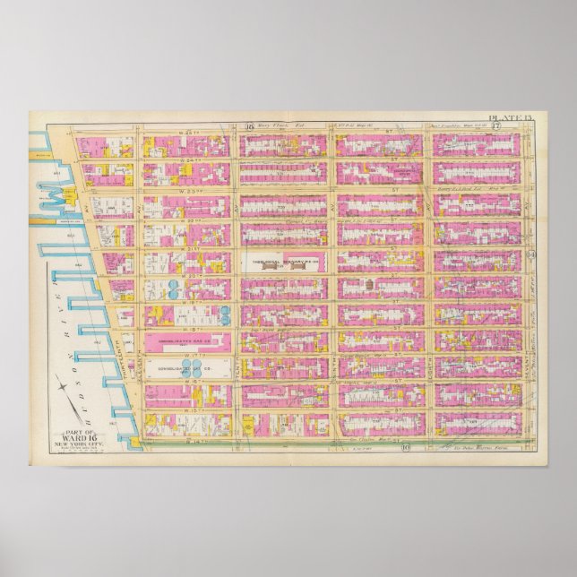 Manhatten, New York 19 Poster (Framsidan)