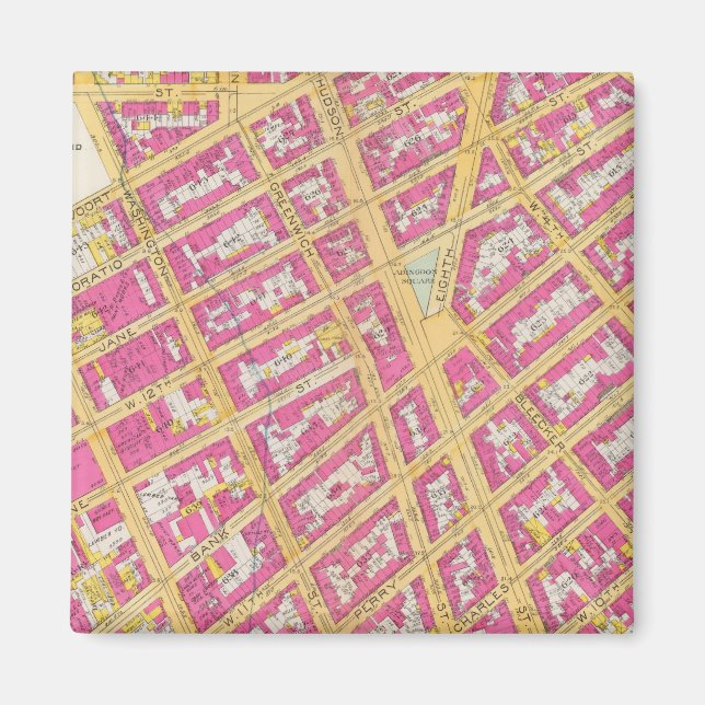 Manhatten, New York 25 Magnet (Framsidan)