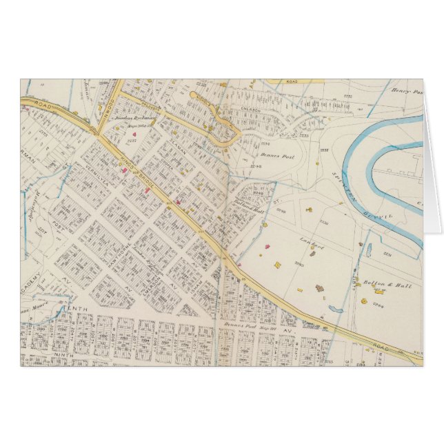 Manhatten, New York 2 Hälsningskort (Framsidan Horizontal)