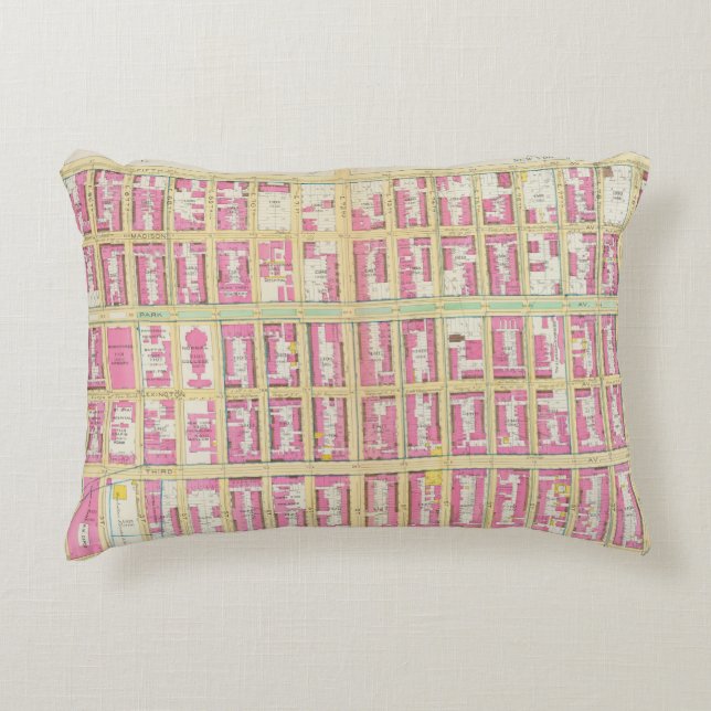 Manhatten New York 3 Prydnadskudde (Framsidan)