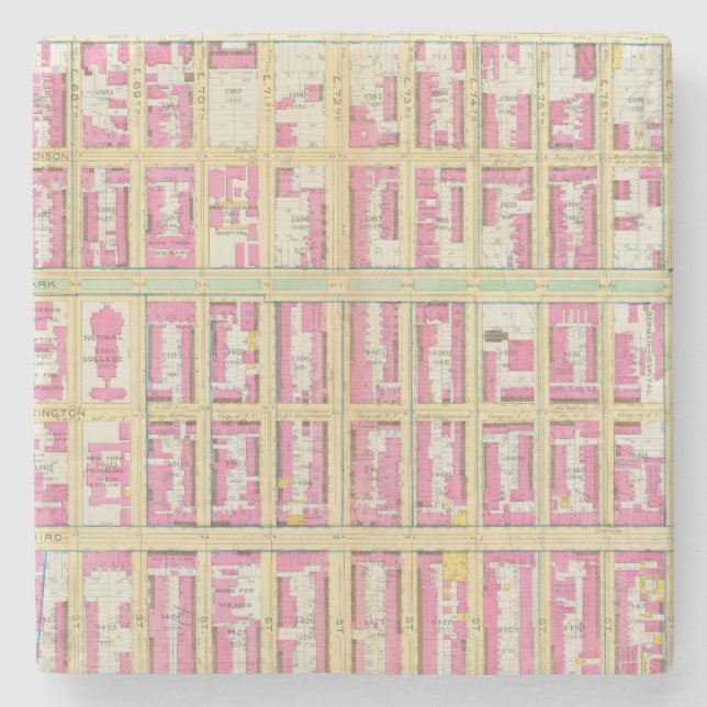 Manhatten New York 3 Stenunderlägg (Framsidan)