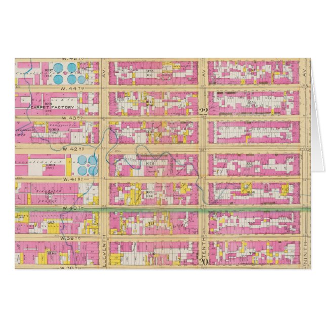 Manhatten, New York 5 Hälsningskort (Framsidan Horizontal)