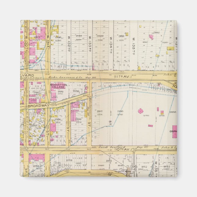 Manhatten, New York 6 Magnet (Framsidan)