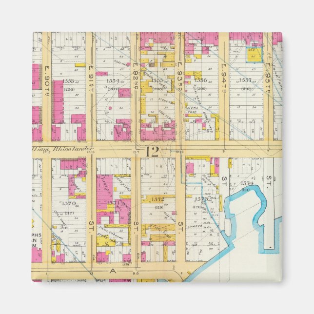 Manhatten, New York 8 Magnet (Framsidan)