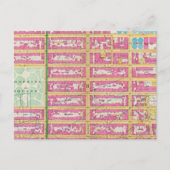 Manhatten, New York Vykort (Framsida)