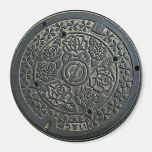 Manholen täcker 2 magnet