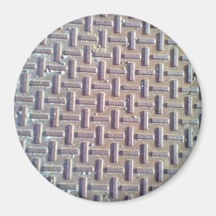 Manholen täcker magnet