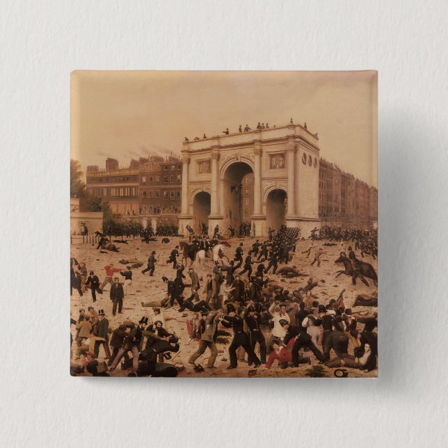 Manhoodrösträtt ställer till upplopp i Hyde Knapp (Framsida)