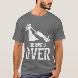 Manhunt är över bröllop möhippa brud t shirt