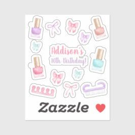 Mani-Pedi Party Manicure Pedicure Nail Polish Klistermärken