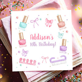 Mani-Pedi Party Manicure Pedicure Nail Polish Pappersservett