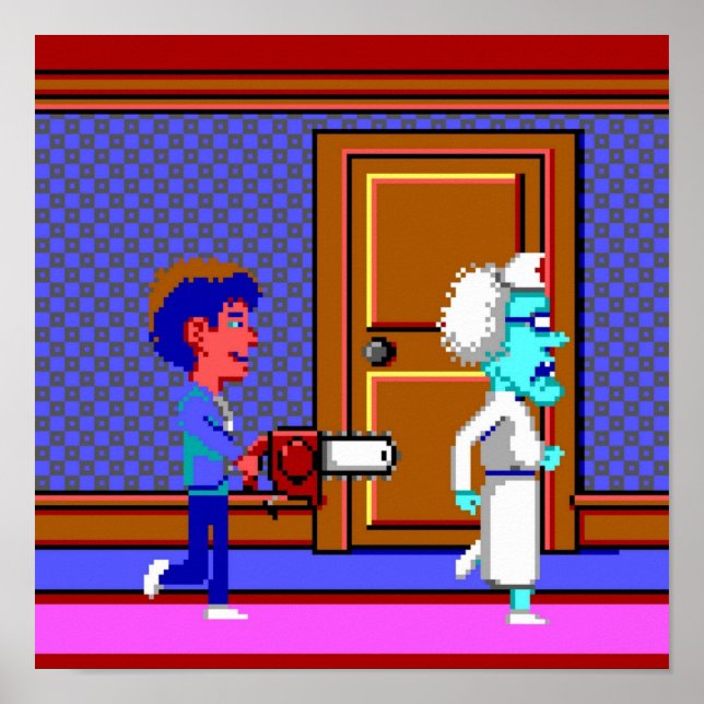 Maniac Mansion 01 Poster (Framsidan)
