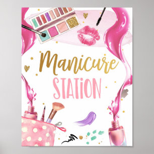 Maniboya Station Spa Party Makeup Glamor Girl Poster