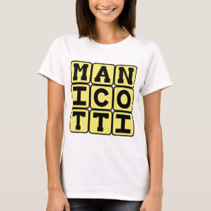 Manicotti, ostig pastarätt tee shirt