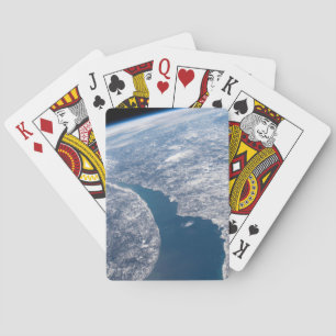 Manicouagan Crater och Saint Lawrence River Casinokort