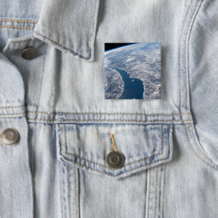Manicouagan Crater och Saint Lawrence River Knapp