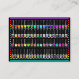 Manicuant Salon - Nail Technician - Nail Art Visitkort