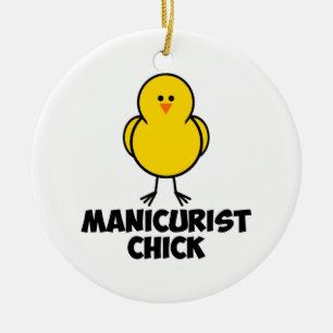 Manicuristchick Julgransprydnad Keramik