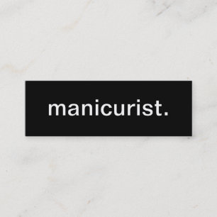 Manicuristvisitkort Mini Visitkort