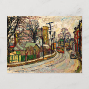 Manievich - A Street in Bronx Vykort