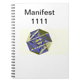 Manifest 1111 Kristall anteckningsbok