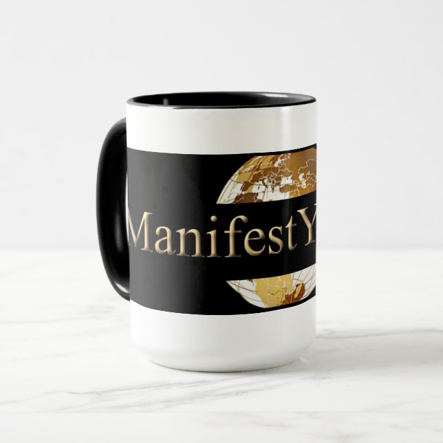 #MANIFEST DITT LIV (TM) MUGG (Framsida vänster)