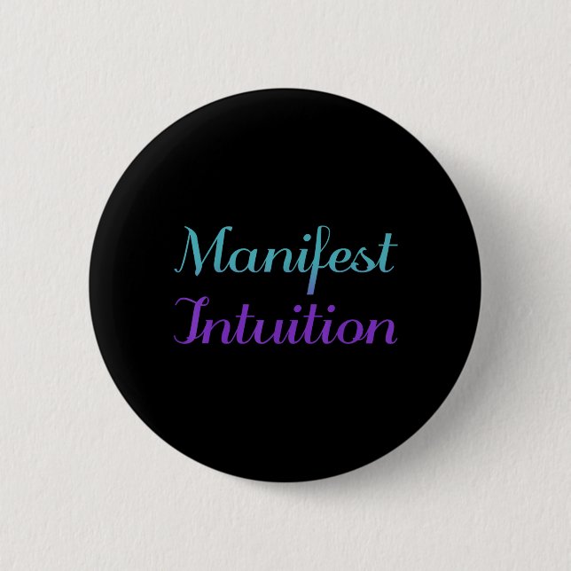 Manifest Intuition Medvetenhet om förebyggande av  Knapp (Framsida)