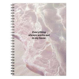 Manifestation Affirmation Grafik Anteckningsbok