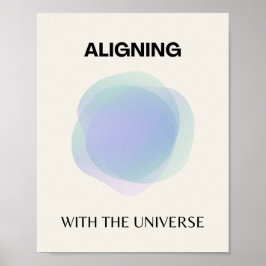 Manifestation Andlig Art, Energy Aura Gradient Poster