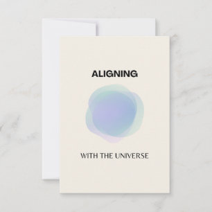 Manifestation Andlig Art, Energy Aura Gradient Tack Kort