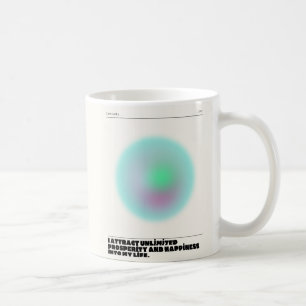manifestation av dagliga bekräftelser kaffemugg