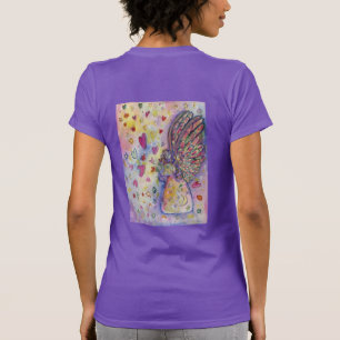Manifestation av Universe Angel Art Women's T-Shir T Shirt