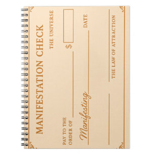 Manifestation Journal Anteckningsbok
