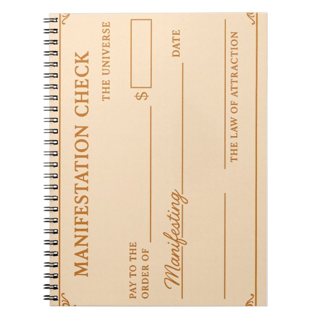 Manifestation Journal Anteckningsbok (Framsidan)